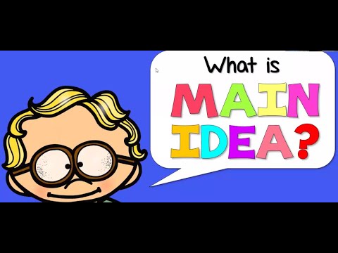 3rd Grade-Reading- Main Idea