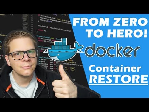 Verlorene Docker Daten wiederherstellen! Docker Volume Restore Erklärt