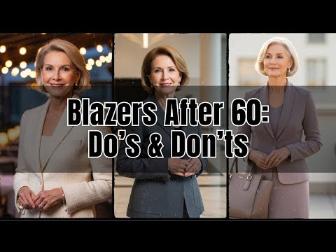 Blazers for Women Over 60 – The Do’s and Don’ts