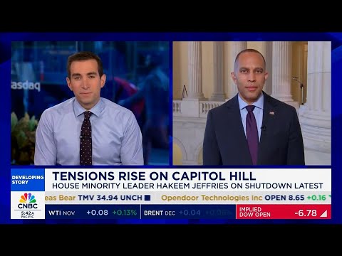 Leader Jeffries on CNBC's Squawk Box