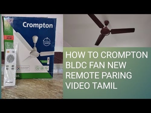Crompton HS BLDC FAN NEW REMOTE PARING
