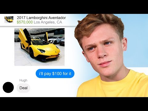 I lowballed people on Facebook Marketplace