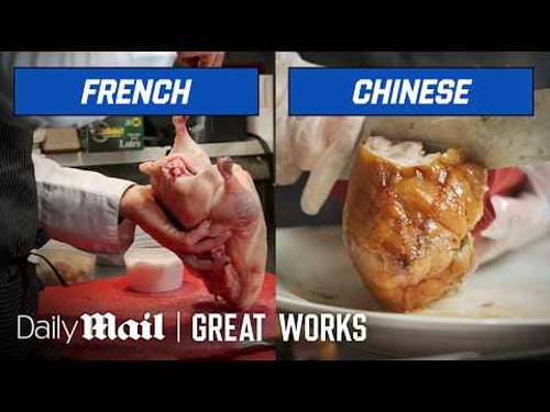 Two Master NYC Chefs Show How Difficult it is to Cook Perfect Duck | Great Works | Daily Mail