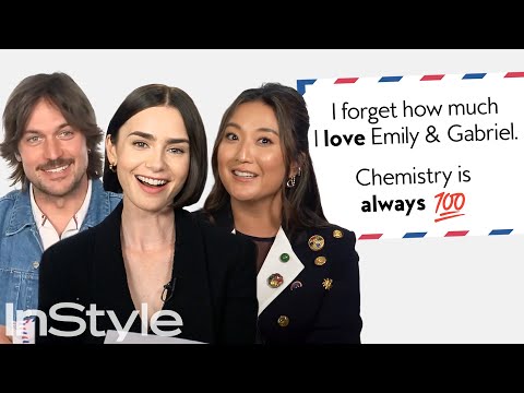 'Emily in Paris' Cast Answers Fan Mail | InStyle