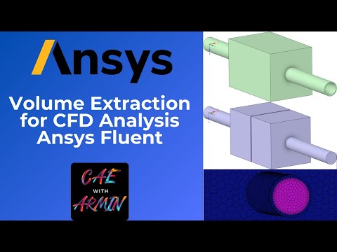 Ansys Fluent Tutorial: CFD Volume Extraction with SpaceClaim, Discovery & Fluent Meshing