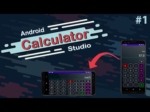 How to make a scientific calculator in Android Studio 2021 | Part 1