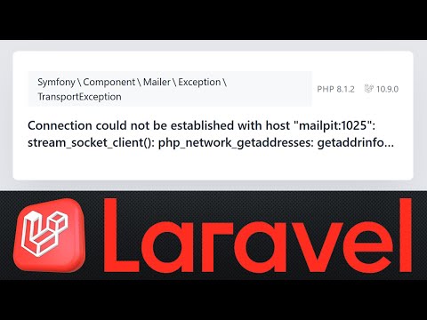 Connection could not be established with host | Laravel Bug Fix | Laravel 10 | Laravel
