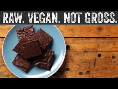 Chocolate Brownies with Ganache | Raw. Vegan. Not Gross.