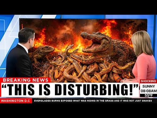 The Everglades Fire Revealed What Had Been Watching Us for Decades