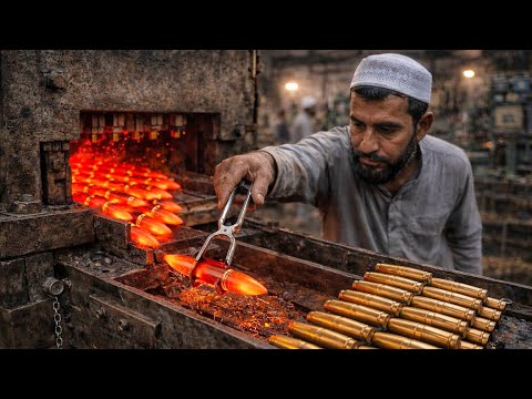 Amazing Process of making ammo bullets in local factory