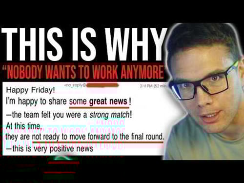 THIS IS WHY "NOBODY WANTS TO WORK ANYMORE!"