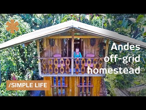 NJ retiree builds off-grid Wood Tower homestead in remote Andes