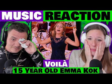 Emma Kok - Voila REACTION | First Time Hearing Her Stunning Voice! @EmmaKokOfficial @andrerieu