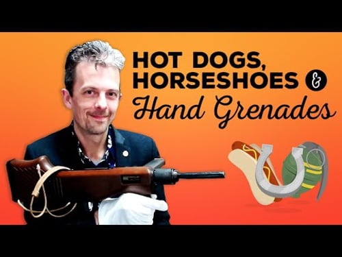 Firearms Expert Reacts To Hot Dogs, Horseshoes & Hand Grenades' Guns
