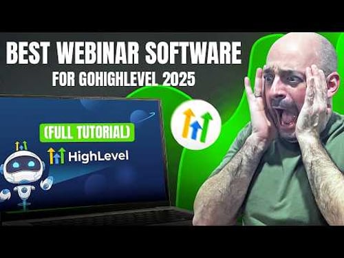 Best AI Webinar Software for GoHighLevel (Full Tutorial)
