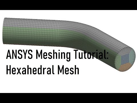 ANSYS Meshing Tutorial: How to Make Structured Hexahedral Mesh for Pipe