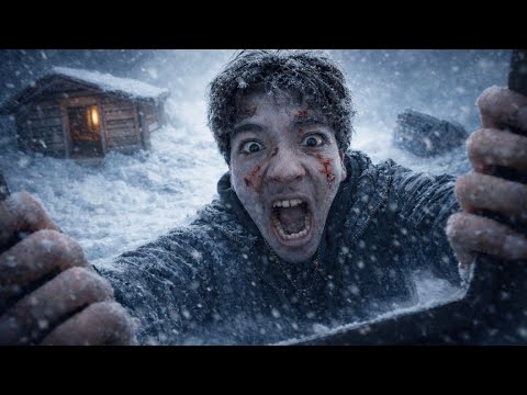 Surviving 24 Hours In A Winter Storm! *No Shelter*