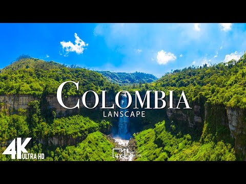 FLYING OVER COLOMBIA 4K UHD - Relaxing Music Along With Beautiful Nature Videos - 4K UHD TV
