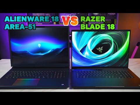 Alienware 18 Area-51 vs Razer Blade 18 2025 - Battle of the 18" Gaming laptops