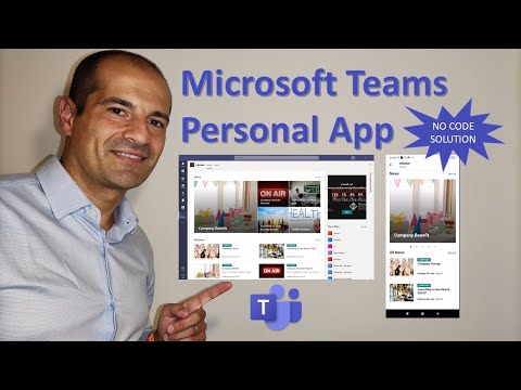 How to create Personal Apps without any line of code in Microsoft Teams
