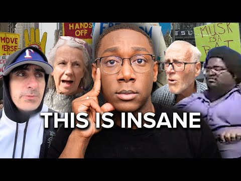 Reacting to Anti-Trump and Elon Musk Protest