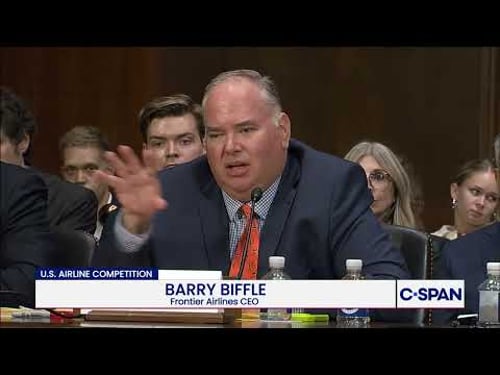 Sen. Josh Hawley Slams Frontier Airlines CEO