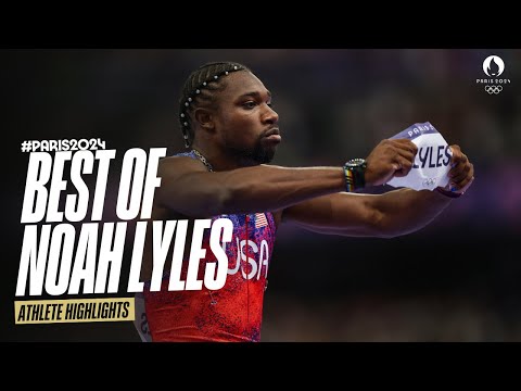 The best of Noah Lyles at the Olympics ๐