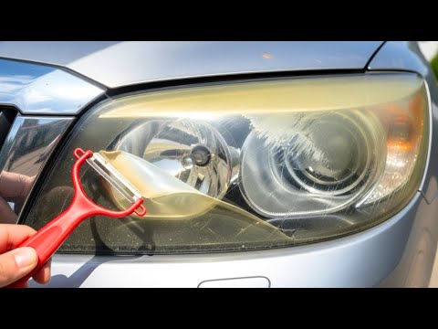 Restore Foggy Headlights to Shine Like New in Just 5 Minutes — Genius Trick 😱