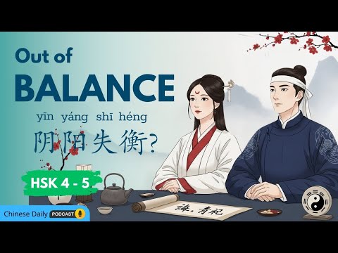 HSK 4-5 | 总是很累?可能是阴阳失衡了!| Always Tired? It Might Be Your Yin & Yang!
