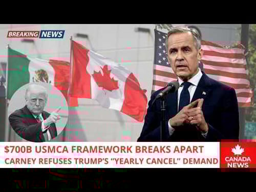 JUST IN: Carney WALKS OUT — Trump’s Ultimatum COLLAPSES the $700B USMCA Deal