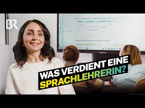 Sie kennt alle Regeln der deutschen Sprache: Gehalt einer Sprachlehrerin | Lohnt sich das | BR