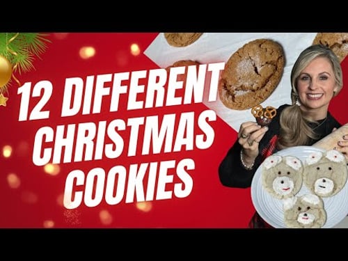 HOLIDAY BAKING IDEAS | 12 DIFFERENT CHRISTMAS COOKIES | CHRISTMAS RECIPES
