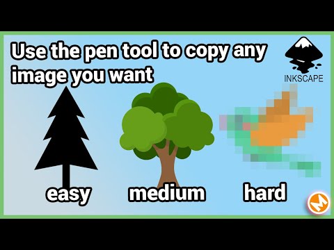 How to design anything in Inkscape using just the pen tool. #inkscape #tutorial #pentool
