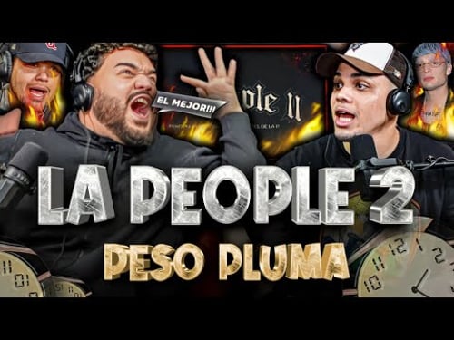 REACCION a LA PEOPLE II de PESO PLUMA, TITO DOUBLE P y JOEL DE LA P “otro nivel” MEXICO 🇲🇽🤯