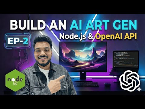 🔥 "I Built AI Image Generator from Scratch Using Node.js + OpenAI Walkthrough "(Improved Audio)"