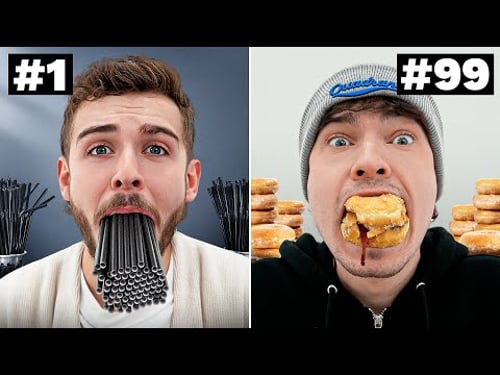 We Attempted 100 World Records! (Part 2)