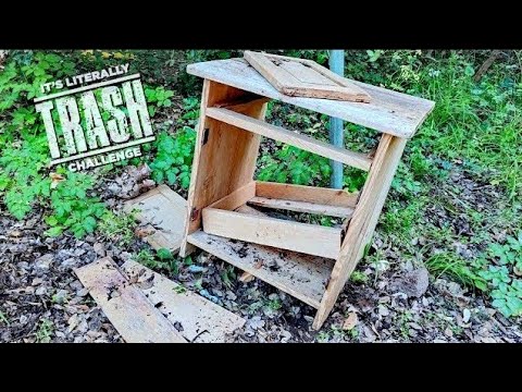 rifiuti trasformati in tesori (un mobiletto unico)