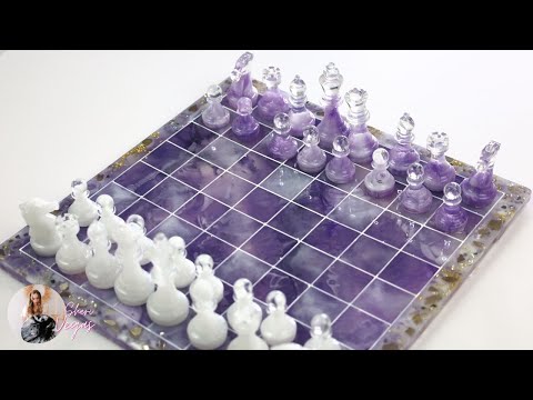 Resin Marble/ Stone Effect Chessboard