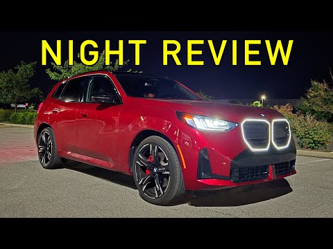 ADVANCED LIGHTING! -- Does the NEW 2025 BMW X3 Impress at Night?? (Headlights, Exterior & Interior)