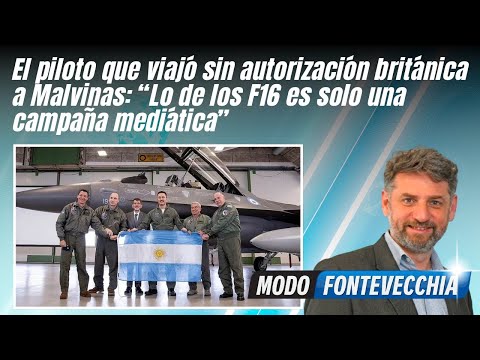 El piloto Eduardo Barceló criticó duramente la compra de los F16 por parte del Gobierno
