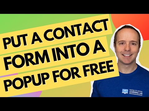 How To Add A Free Contact Form Popup In Wordpress