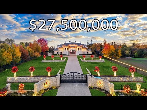 This Mansion Was Built for Fun! $3M Studio, Trampoline Room & Super Bowl Turf!