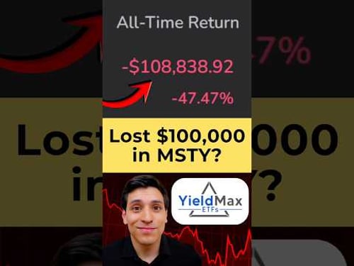 Losing $100k by investing in Harvest MSTE 🇨🇦 or YieldMax MSTY 🇺🇸 for Dividends #yieldmax #msty