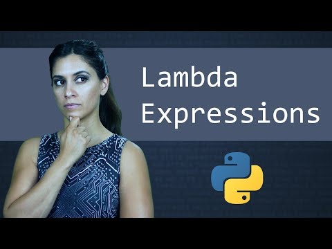 Lambda Expressions & Anonymous Functions || Python Tutorial || Learn Python Programming