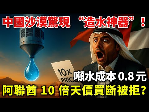 中國沙漠驚現 “造水神器”!噸水成本 0.8 元,阿聯酋 10 倍天價買斷被拒?