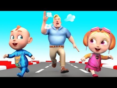 Daddy & Baby Exercise More ๐ช| Healthy Eating Habits for Kids | Rosoo Nursery Rhymes