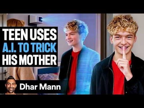 Teen Uses AI To Trick His Mom Ft. SSSniperWolf | Dhar Mann Studios