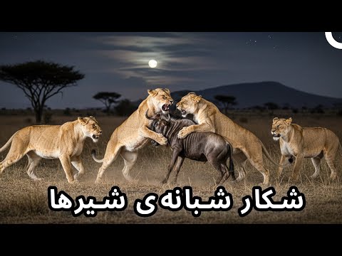 حاکمان شب: قلمرو شیرها🦁☠️| مستند حیوانات فارسی