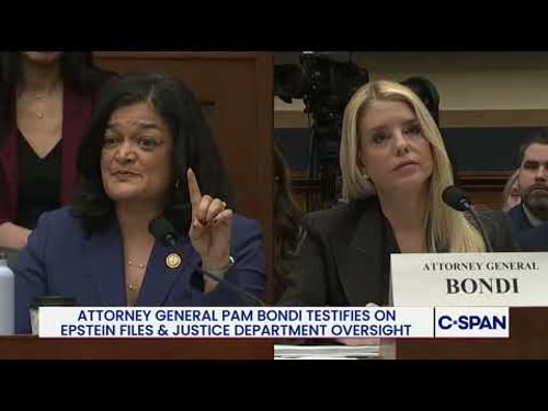 Attorney General Pam Bondi Refuses to Apologize to Epstein Survivors in Hearing Room