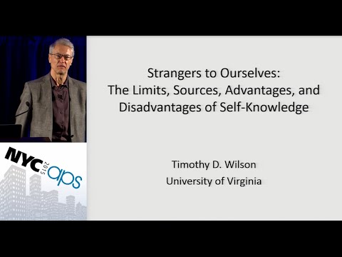APS Award Address: Strangers to Ourselves